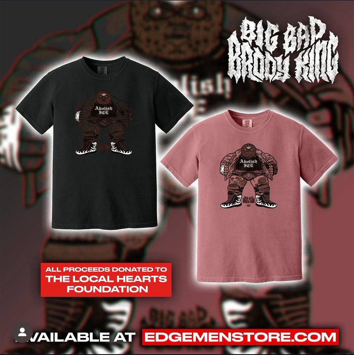 Brodyxking's tweet image. We’ve had a lot of requests from people that weren’t able to grab a shirt the first time. Again all proceeds will be donated. These come down Monday. edgemenstore.com/products/brody…
