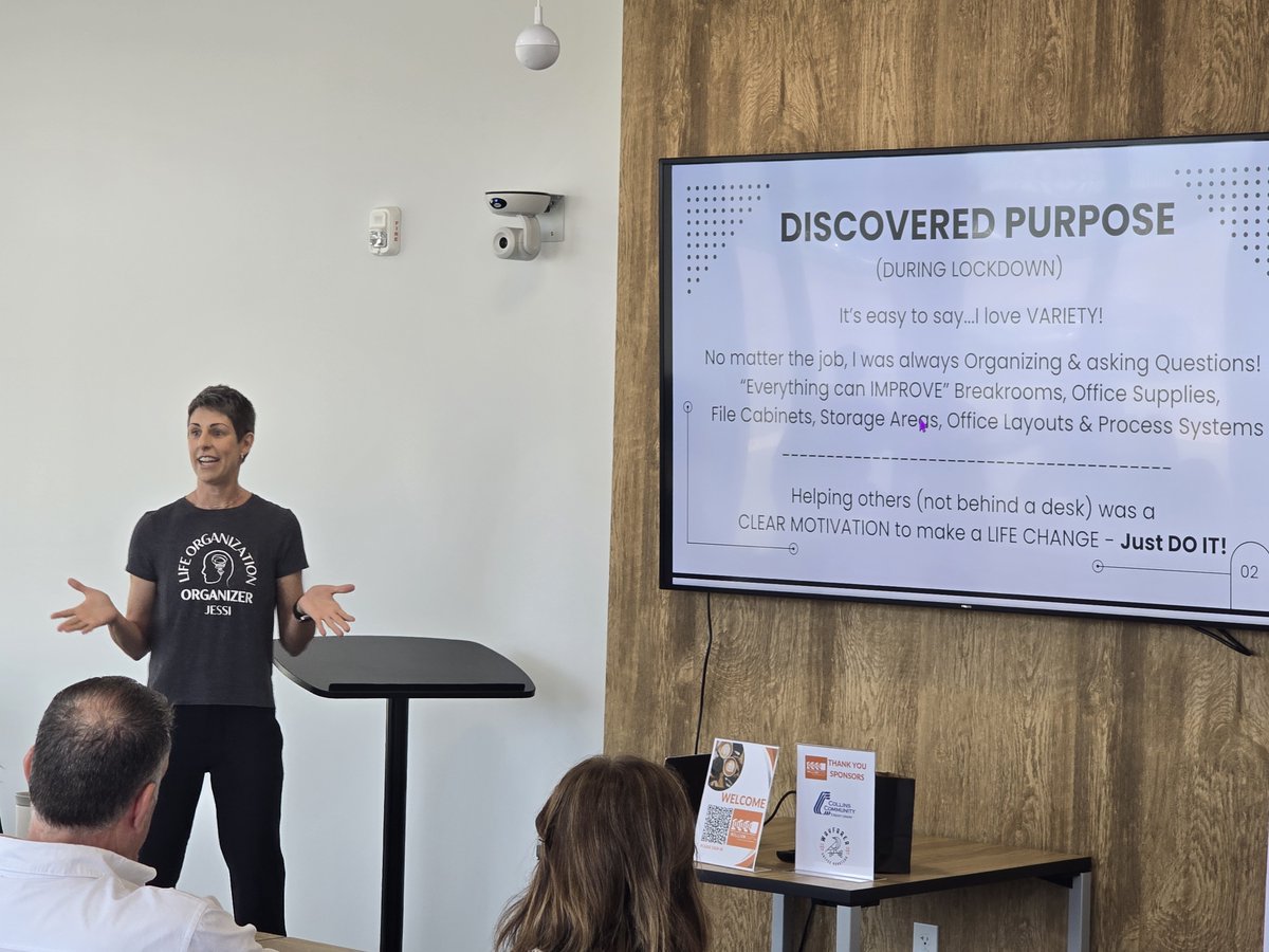 We had a real treat Wednesday with Jessi presenting about her Life Organizer business!  Whether you are going through a life transition (moving to a new community, marriage/divorce, going to college) or need help getting life set, Jessi is your person! organizerjessi.com/?fbclid=IwY2xj…