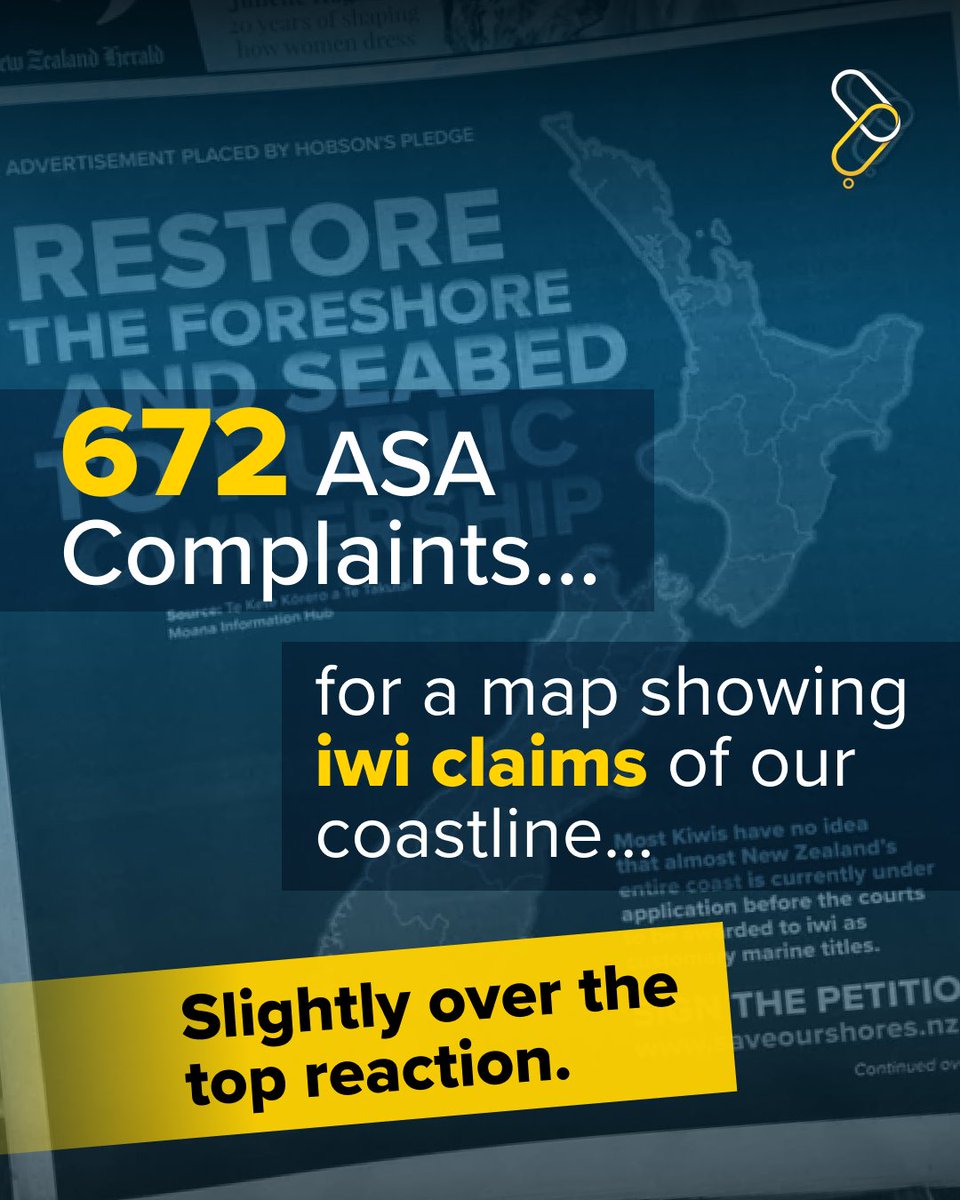 HobsonsPledgeNZ's tweet image. Imagine if we ran an ad saying: Māori ceded sovereignty.