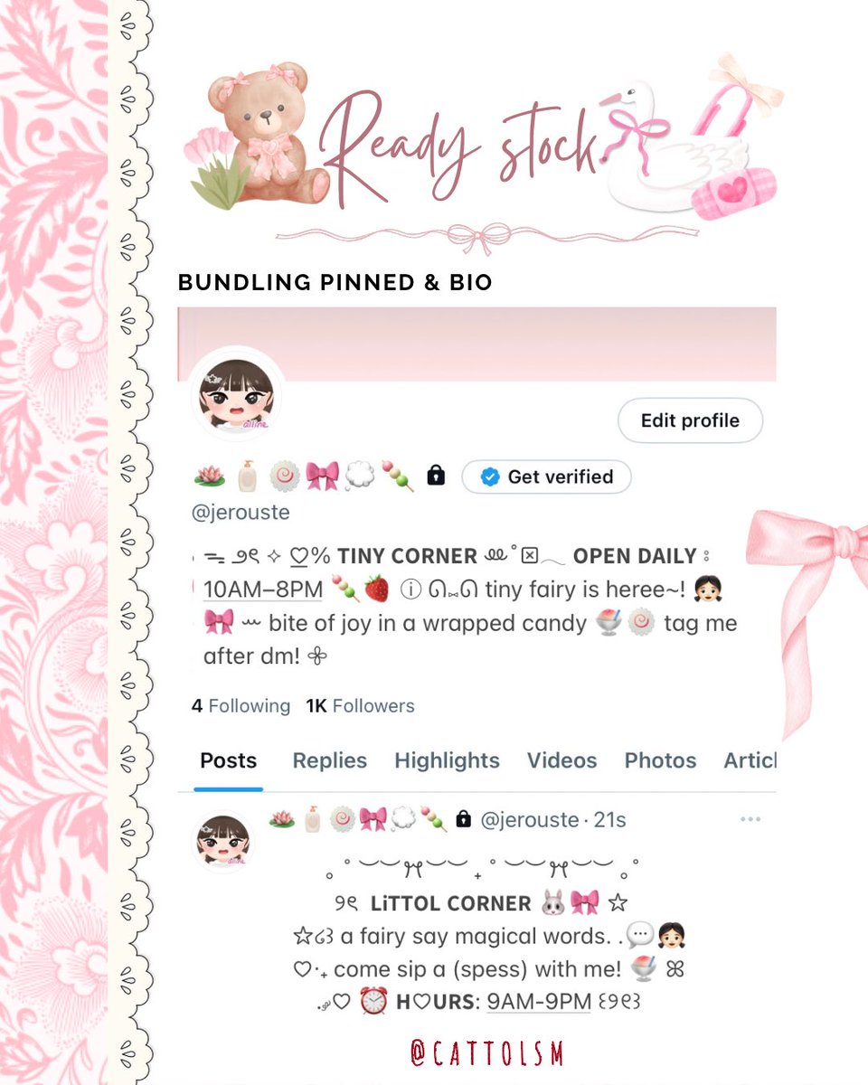 help repost, tysm! 👧🏻💗

attenshon—! 👀
haalo! ✋🏻aku membawa 6 bundling wording pinned dan bio ready stock ⊹ only 8OOO each yaa 🐈‍⬛🎀⭐️

pls, check alt for more details ★
kindly tag me after dm! ꒰ᐢ｡•༝•｡ᐢ꒱ 🪷
#zonauang #zonajajan #zonaba