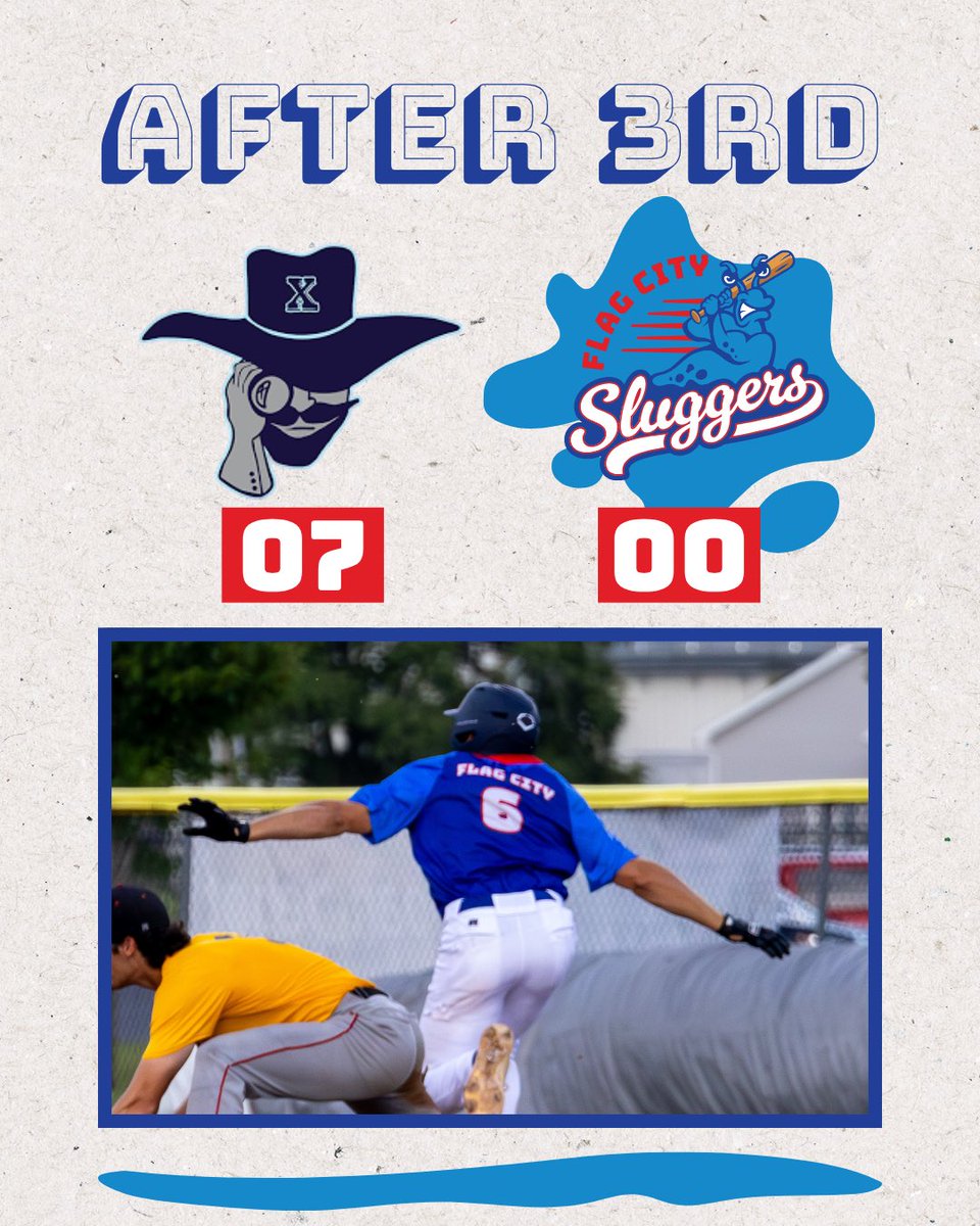 [7/18] Score Update: After the 3rd ⚾️ #GoSluggers

📸: Zach Stewart