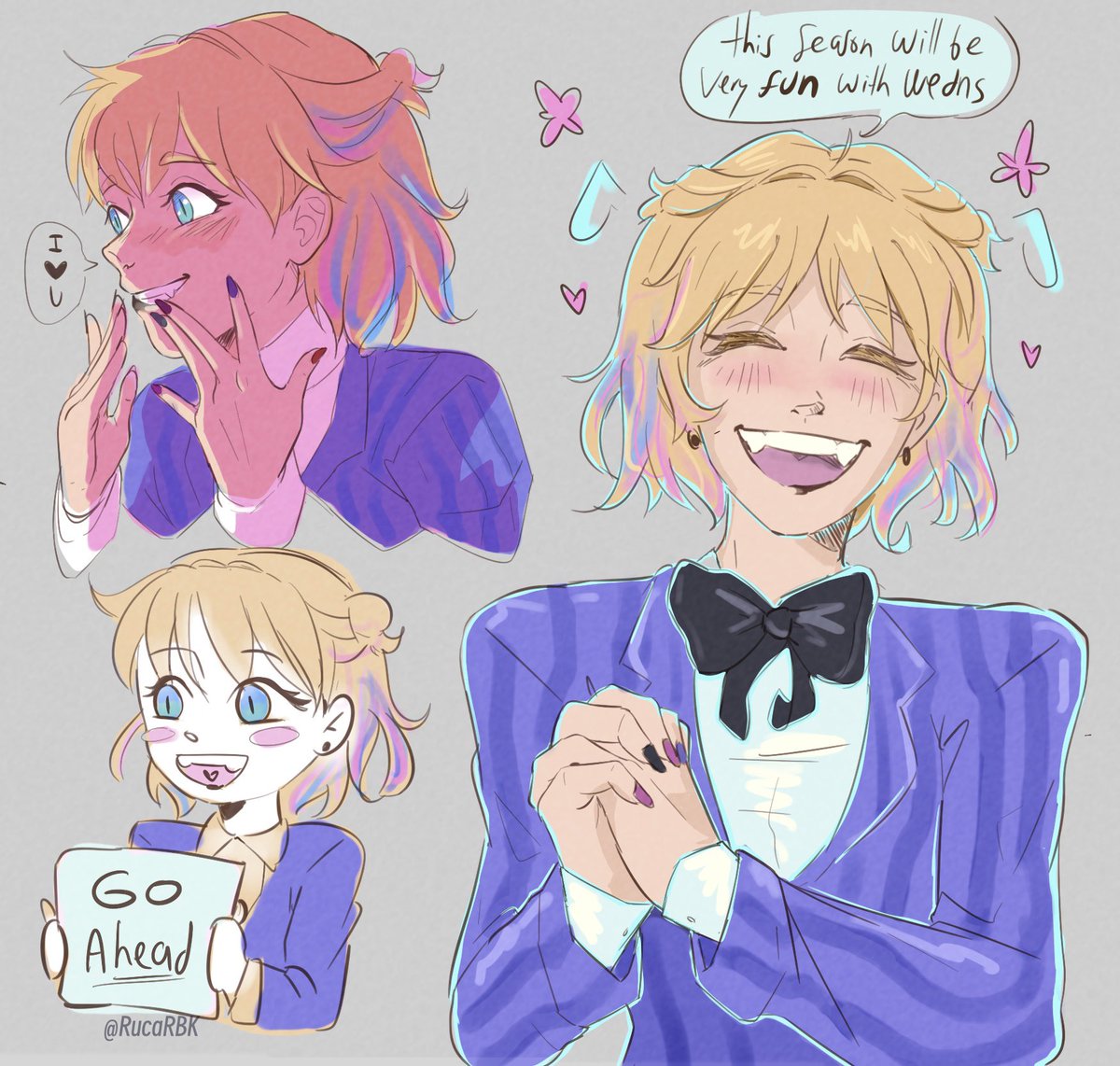 RucaRbk's tweet image. Season two let’s go !!!
Esta temporada será solo de ellos
#wednesday #wenclair #fanart
