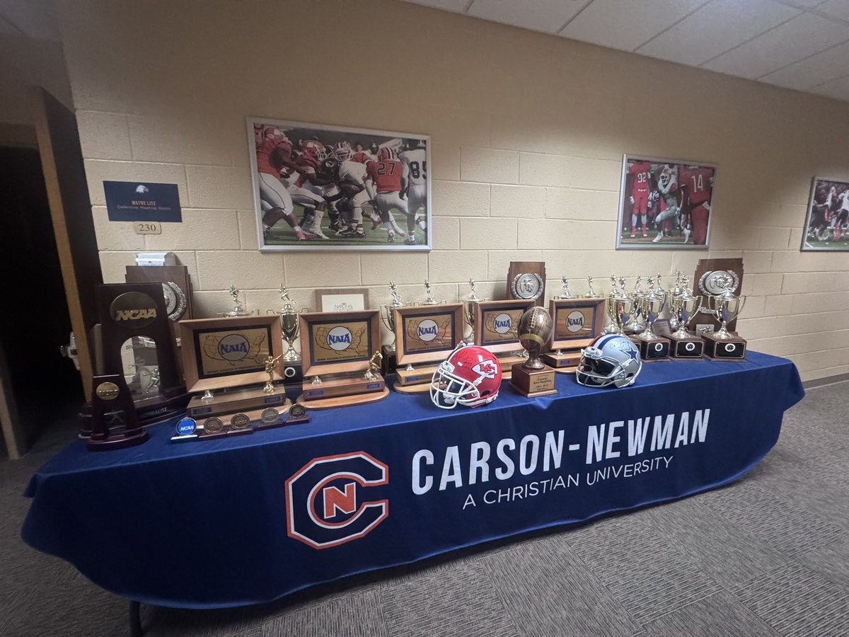 Got to take a tour of <a href="/cnfootball/">Carson-Newman Football</a> today, such a gorgeous facility. Thank you <a href="/Coach_Ray_/">Joe Ray</a> for taking the time to show me around!