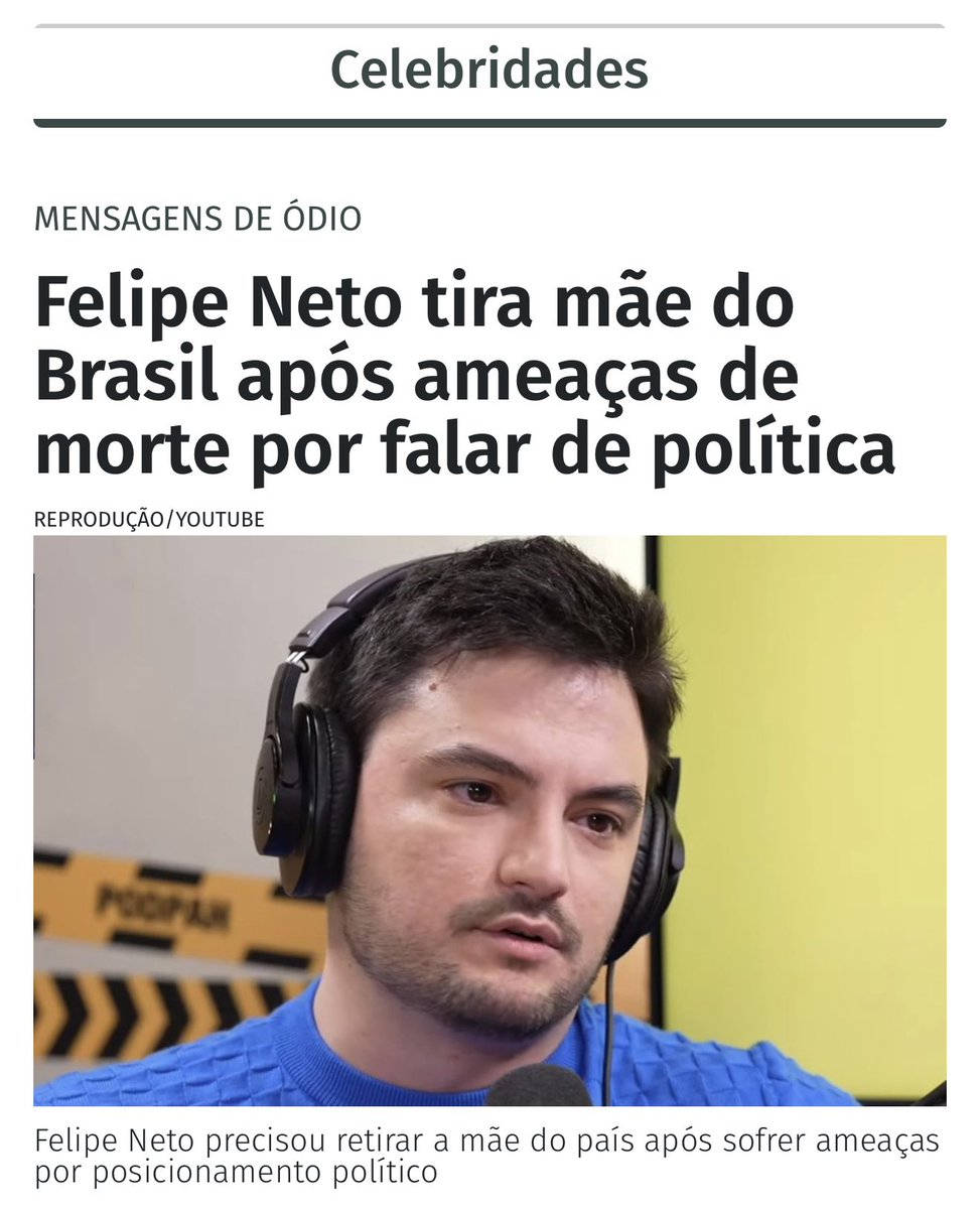 felipeneto's tweet image. Beijo e abraço pro seu pai, @CarlosBolsonaro
Você não tem ideia do quanto eu estou feliz por ver que há justiça no mundo.
Sua podre família pagará por tudo que fez.