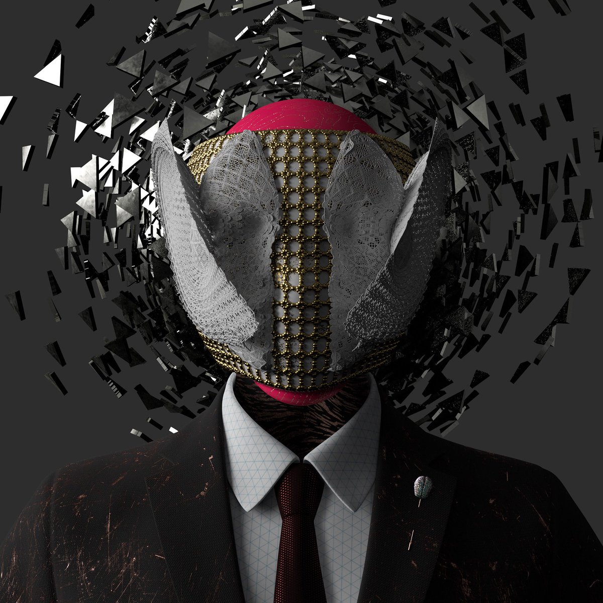 tsobg's tweet image. We keep midnight moving, vending the masks with our hallowed tokens, stripping our pseudo skin with psilocybin sanctitude. We can hear the world shift on its axis, racing through time with decentralised velocities toward this strange remedy.
The masks breathe kaleidoscopes,…