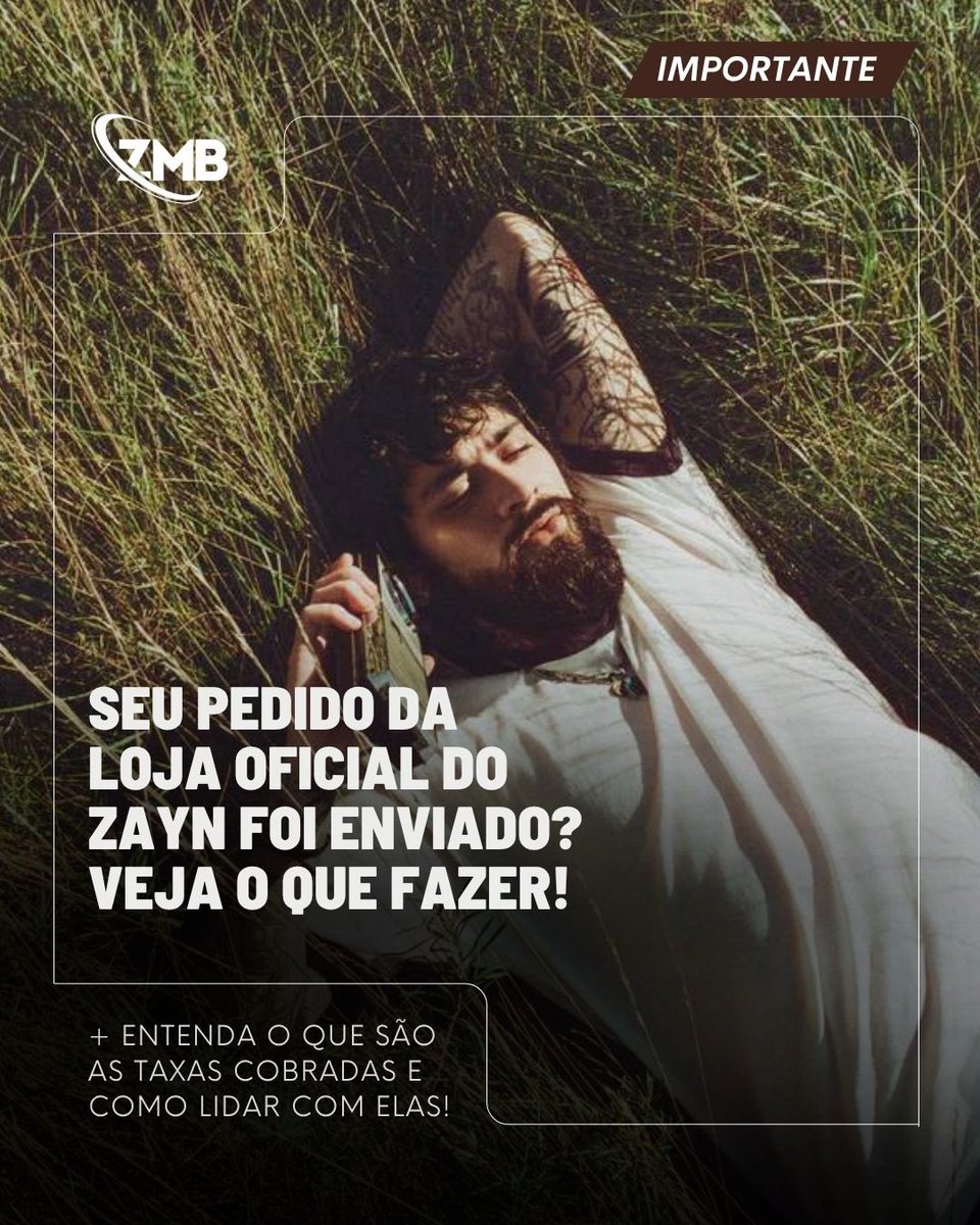 ZMBRACOM's tweet image. 🚨🇧🇷 Comprou merch do Zayn na loja oficial e agora tá perdido(a) com rastreio, taxas ou o site dos correios?
Não precisa surtar! Criamos um post com base em compras reais pra te guiar em cada etapa.
Corre lá no nosso Insta conferir: instagram.com/p/DMRM9GGsUmx/…