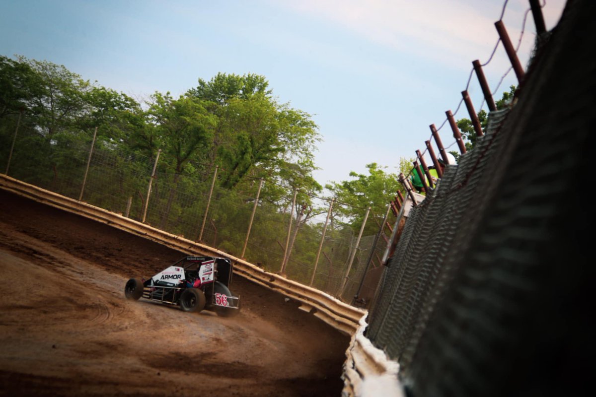 Day 18 of the #nsphotochallenge2025 Rule of Thirds - Tyler Edwards at Coles County Speedway