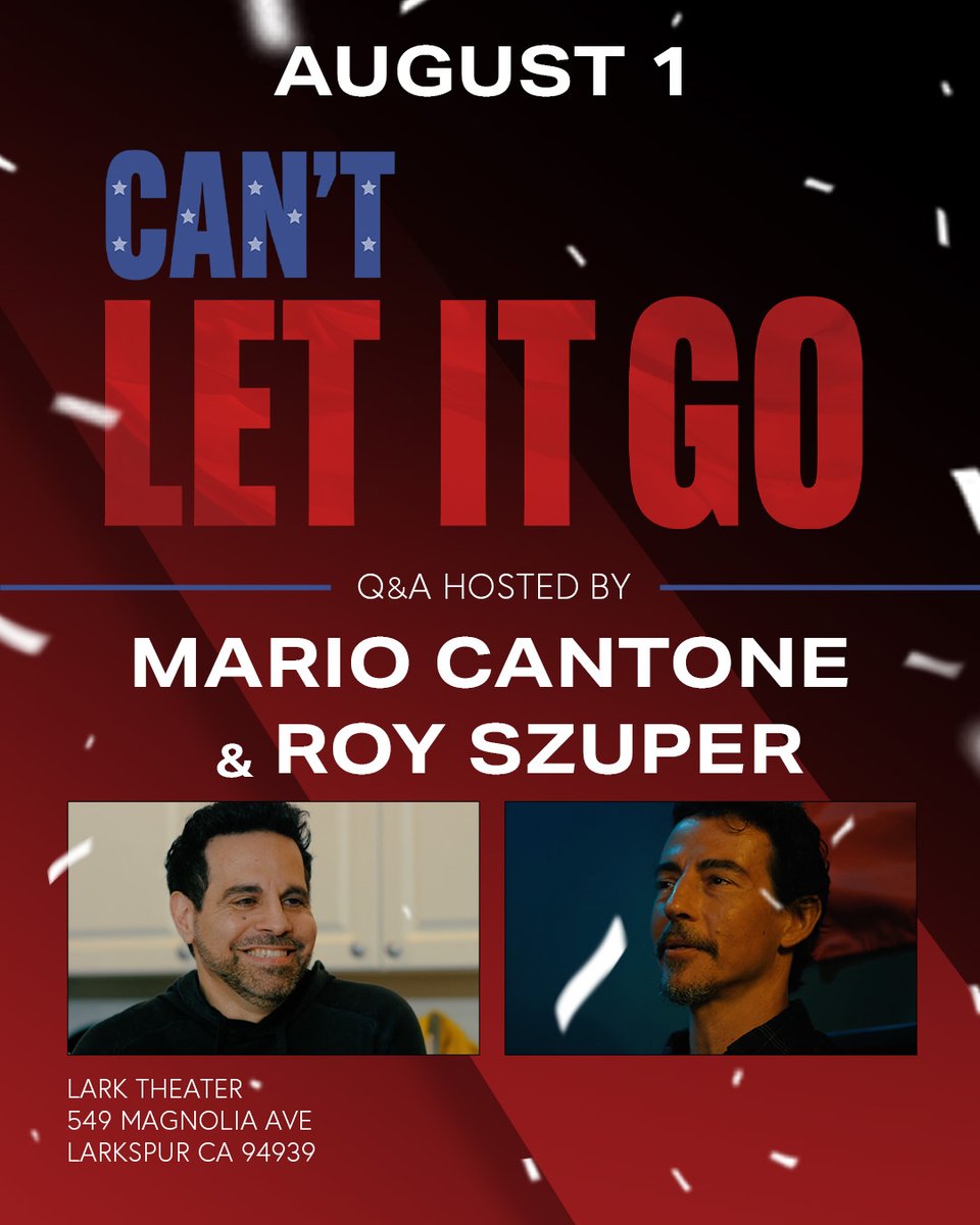 CAN'T LET IT GO 🇺🇸 | plays at 'The Lark Theater' near San Francisco 🏖

Featuring a Q&amp;A with actor Mario Cantone and director Roy Szuper 🌟

🔗 Link in <a href="/IndicanPictures/">Indican Pictures</a> bio!

#cantletitgo #larktheater #sanfrancisco #mariocantone #royszuper