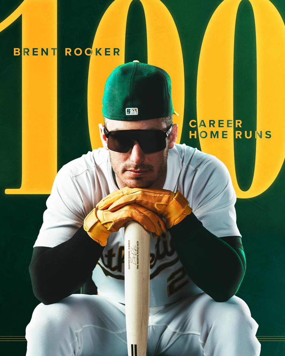 Congratulations to Brent Rooker on hitting his 100th career HR!