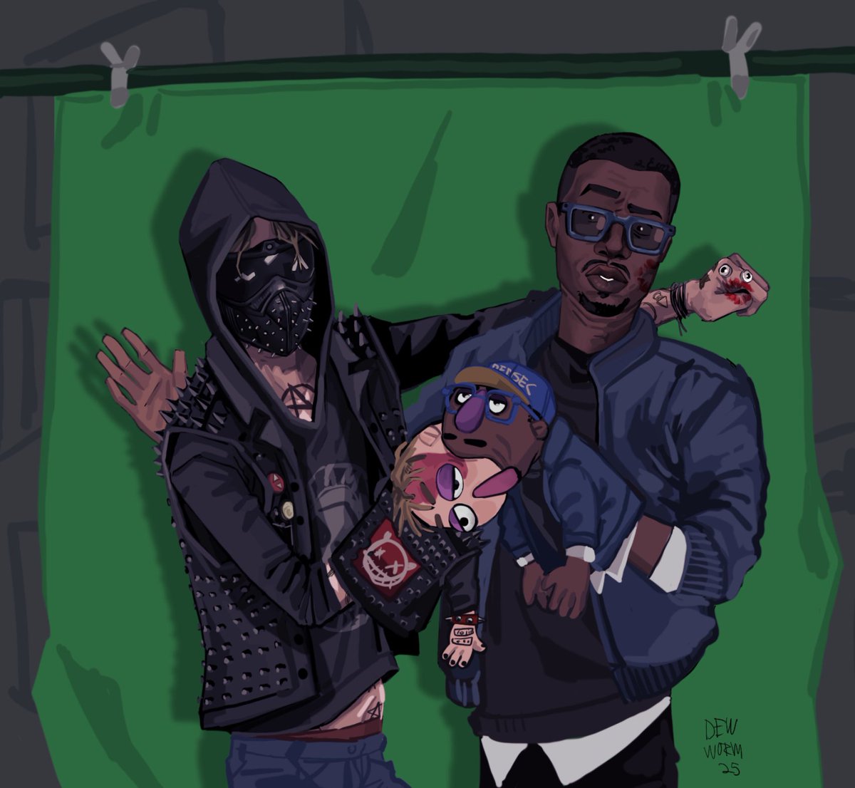dew_worm's tweet image. #WatchDogs2