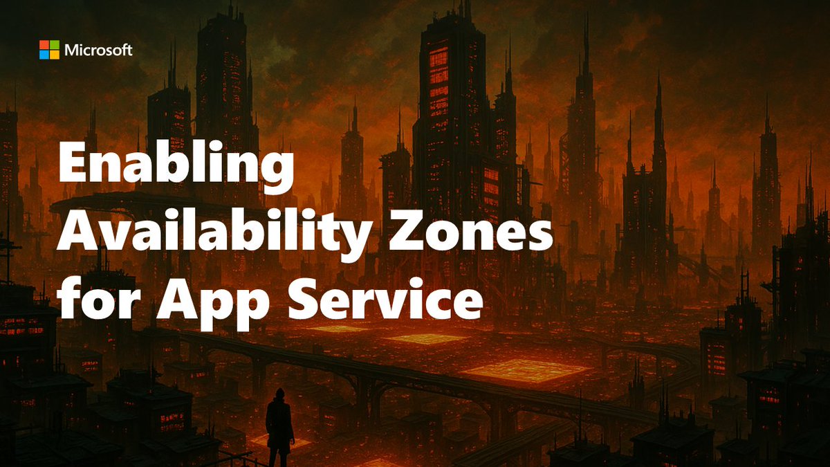Use the new, improved Availability Zone in <a href="/AzAppService/">Azure App Service</a> and: 
🌿 support business continuity
🌿 improve uptime to 99.99%
🌿 ensure high availability across datacenters

lnkd.in/gXf6sfbG #AzurePaaS