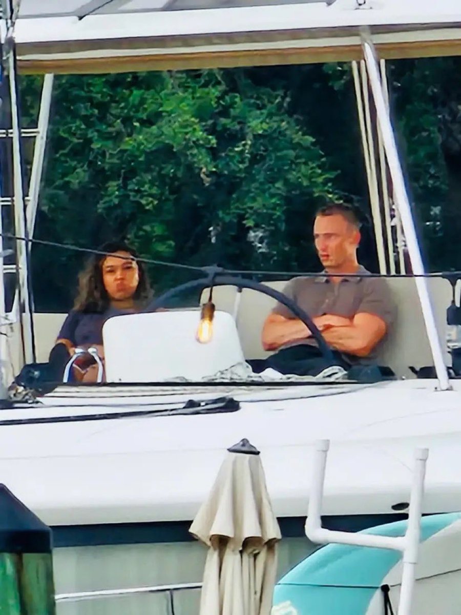 outerbanksupd's tweet image. New photo on the set of outer banks of Madison Bailey and Drew Starkey