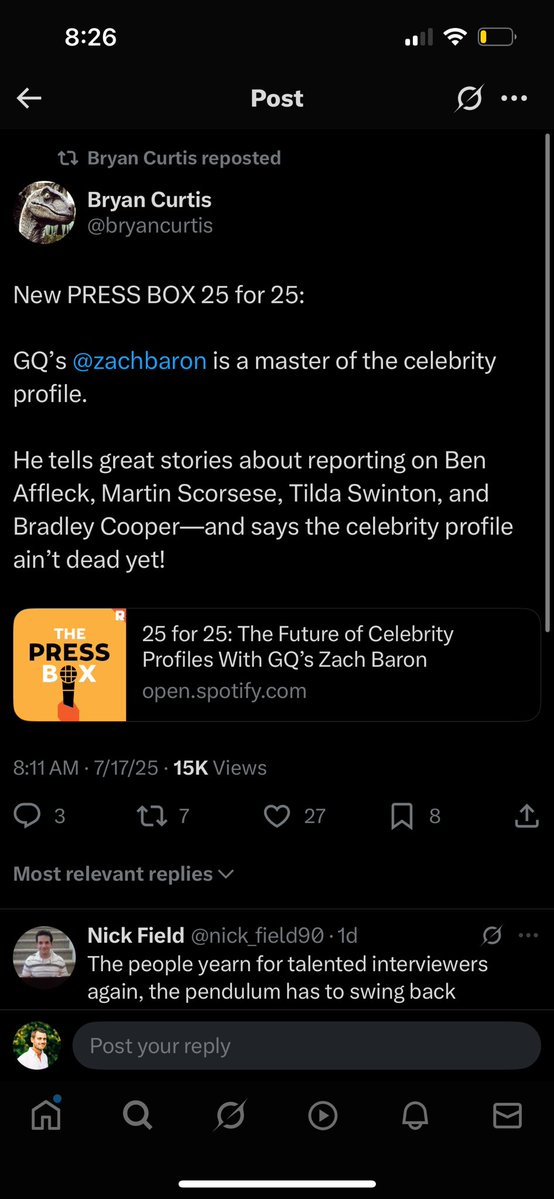 ReustleMatt's tweet image. One of my favorite podcast episodes of the year.
Great behind-the-scenes looks from a great writer. Plus history lessons and reality checks.
Kudos @bryancurtis