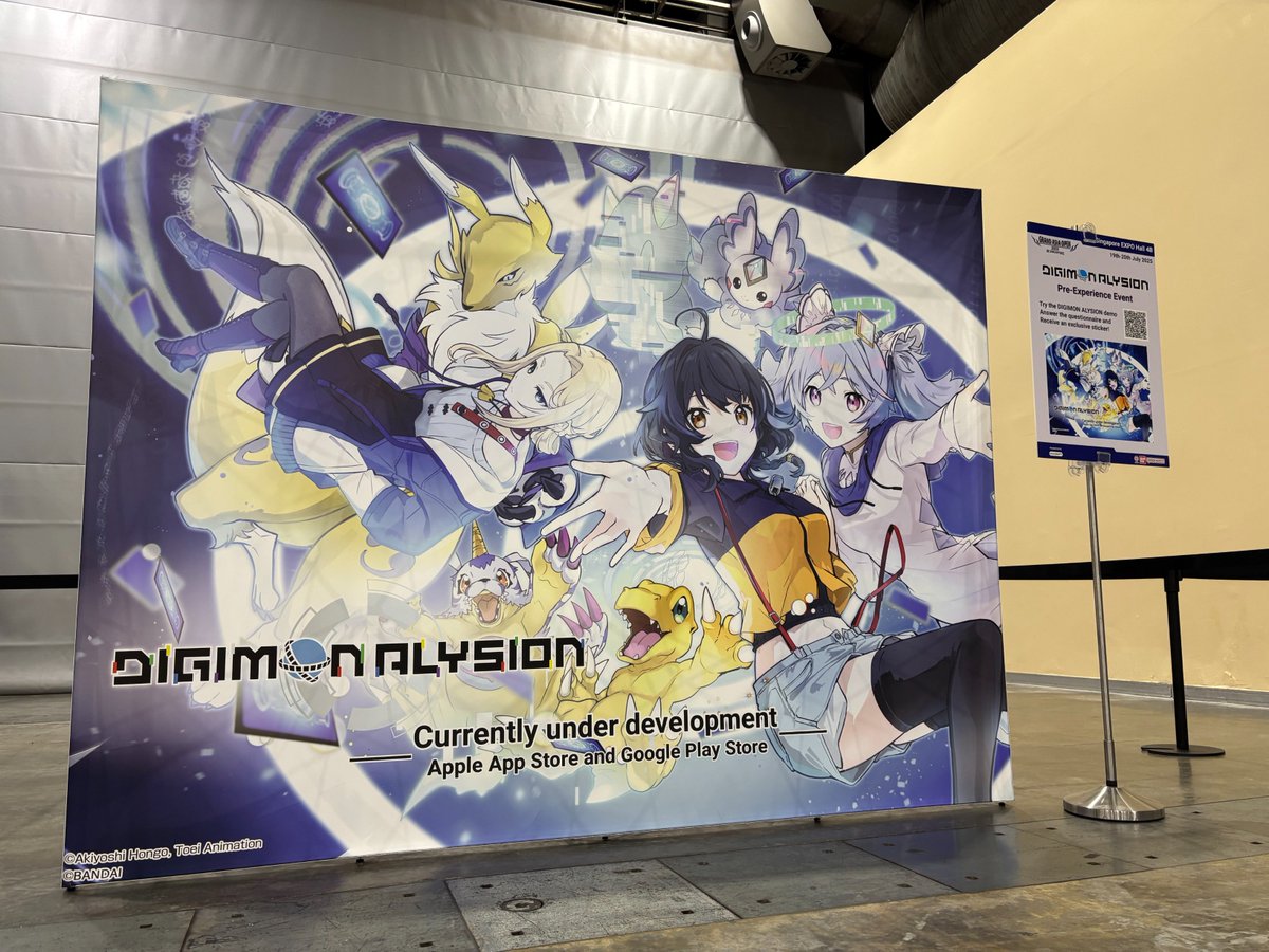 DIGIMON_ALYSION's tweet image. /
Play the Demo Now at the
Grand Asia Open in Singapore!
\
Be one of the first to play DIGIMON ALYSION!
\Chance to Get Up to 2 Stickers!/
Complete the following to receive exclusive sticker gifts!
▶Play the demo & take a survey
▶Follow at least 1 of our official…