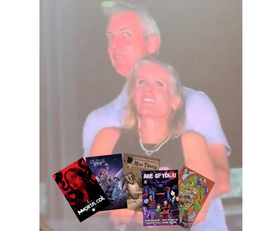 RollingSquidCom's tweet image. At least their taste in comics is good.