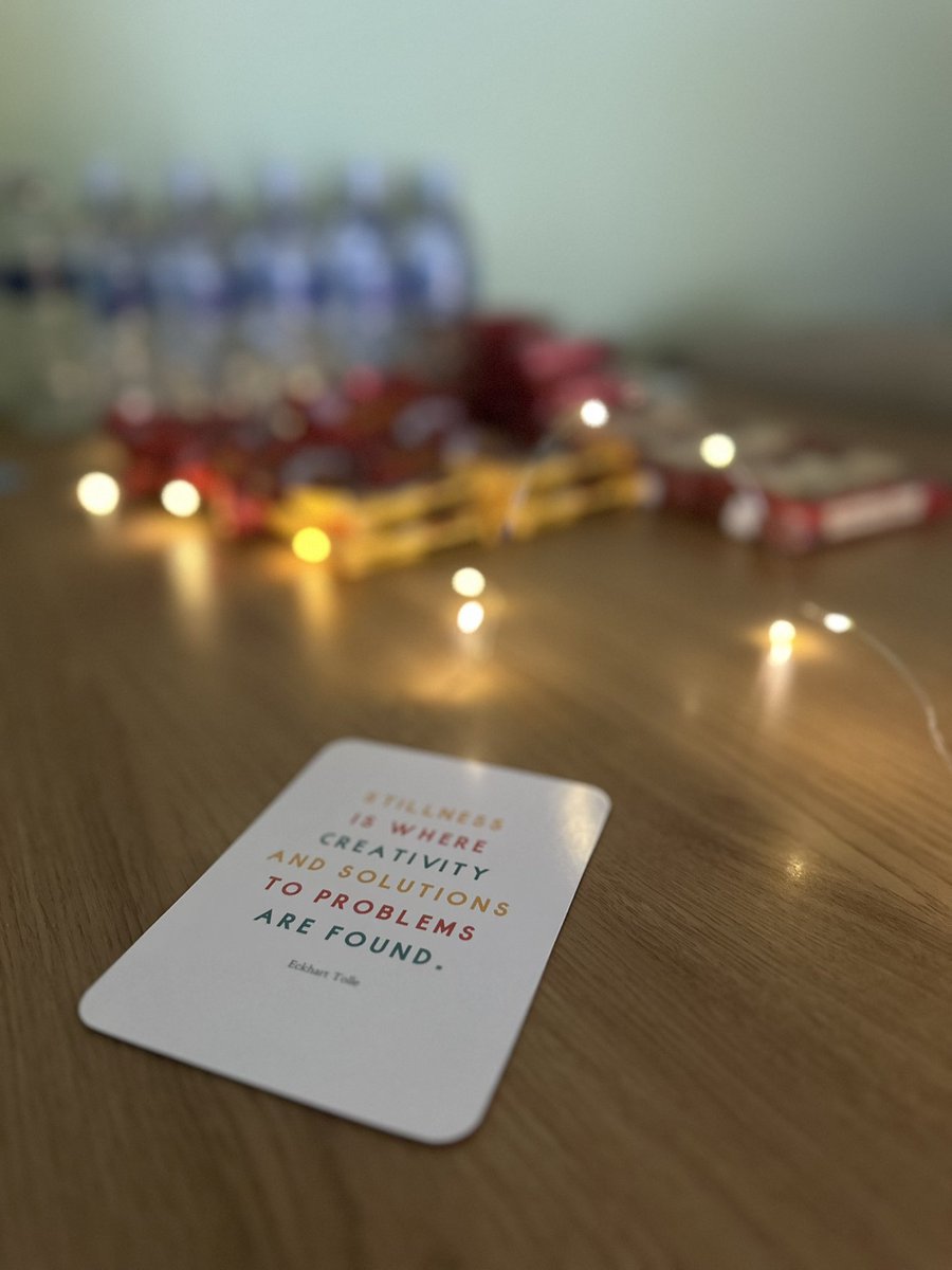 A truly magical moment hosting a meditation staff wellbeing session today. Beneficial in so many ways. A useful session that can be done in both short and long durations. Bonus: Hitting major senses and actively listening and sharing stories.