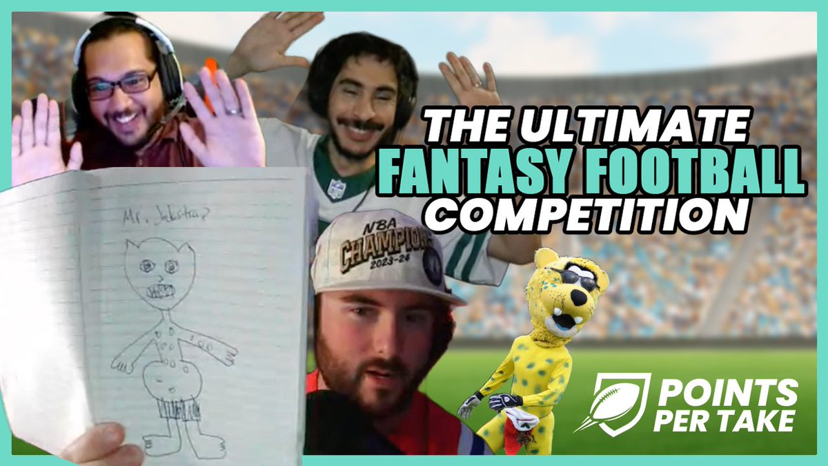 TheRealSisu's tweet photo. I was asked to take part in a new fantasy football show called Points Per Take, and the 1st episode comes out tomorrow at noon! Was a great time and look forward to taking part in the future! https://t.co/gJyXbfRZ1l