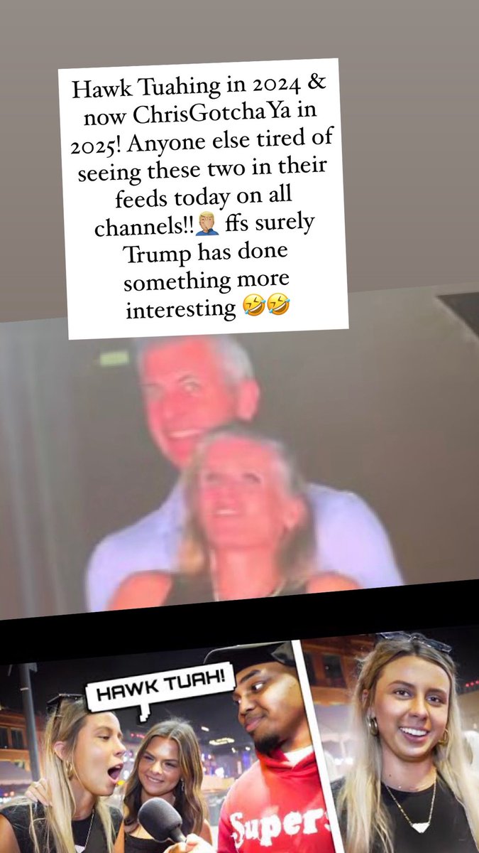 Stu_Balls's tweet photo. Saturated story if you even call it that! Who cares who’s with who! Hawk Tauh was better! So wonder whose next on ‘ChrisGotchYa’ cam 🤣🤣🤣 #chrisgotchya #kisscam #hawktuah #coldplay #busted #carefactor0 #AstronomerCEO https://t.co/XhxDDvLEVp