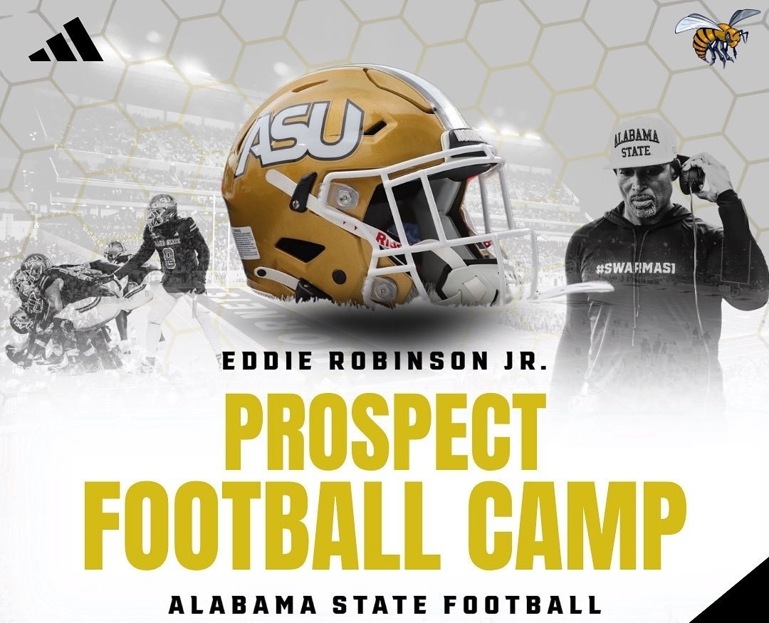 Braylon Bashir (@braylon_bashir) on Twitter photo "Big weekend ahead! Headed to ALABAMA STATE UNIVERSITY to show what Iβve got π― !! Time to turn heads and earn it! πͺπΎ #ProspectCamp #BashirIsland #HardWorkPaysOff #StayReady
<a href="/BamaStateFB/">Alabama State Football</a> <a href="/erob50/">Coach Eddie Robinson Jr.</a> <a href="/DuluthHSFB/">πΏπππππ πππππ½πΌππ</a> <a href="/Coach_Cam_Jones/">Coach Cam Jones</a>
<a href="/CoachBMiller35/">Brian Miller</a> "Big weekend ahead! Headed to ALABAMA STATE UNIVERSITY to show what Iβve got π― !! Time to turn heads and earn it! πͺπΎ #ProspectCamp #BashirIsland #HardWorkPaysOff #StayReady
<a href="/BamaStateFB/">Alabama State Football</a> <a href="/erob50/">Coach Eddie Robinson Jr.</a> <a href="/DuluthHSFB/">πΏπππππ πππππ½πΌππ</a> <a href="/Coach_Cam_Jones/">Coach Cam Jones</a>
<a href="/CoachBMiller35/">Brian Miller</a>