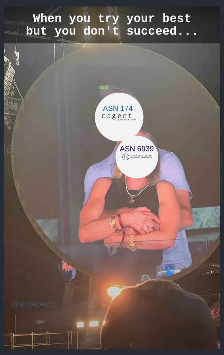 stubarea51's tweet image. A secret peering?