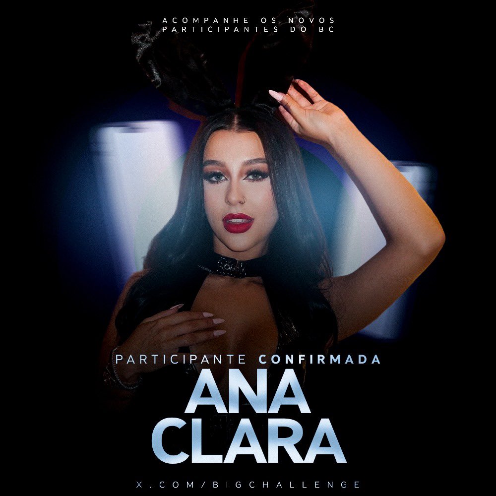 BigChalIenge's tweet image. ͏ ͏ ͏ ͏ ͏Circle • #Confirmada 

Ana Clara Mariano (@anaacircle) é a décima nona confirmada em ‘Big Challenge 4. 🕹️