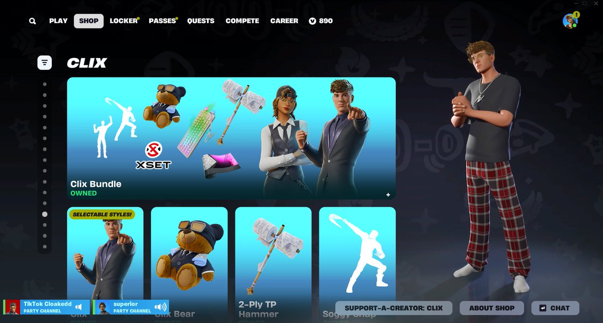 CLIX BUNDLEE BACKKKK