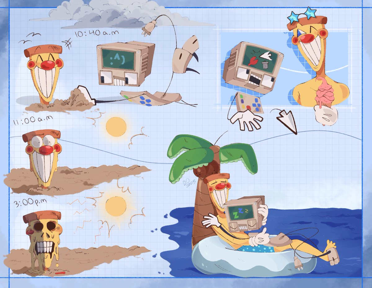 boblox_ope's tweet image. Microwaving this Summer ☀️🖥️🍕
#DHMIS #PizzaTower #ColintheComputer #Pizzahead