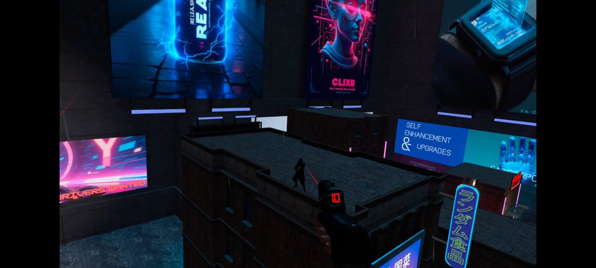 OutSourceDNB's tweet image. New Update out now! New Arcade level added. Currently on sale $9.99. Meta Quest Summer sale ends in 2 days.
meta.com/experiences/ap…
#DistortionVR #screenshot #MetaQuest #Quest3 #VRGame #Cyberpunk #IndieDev #VRShooter #VRFPS #FPSGaming #VRGame