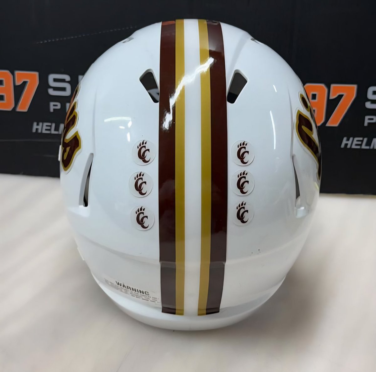 The countdown begins! 5 Fridays until kickoff at Fred Schwartz Field. Here's your first look at our helmets, featuring new award stickers to recognize player achievements. Join the excitement! #RestoreTheRoar