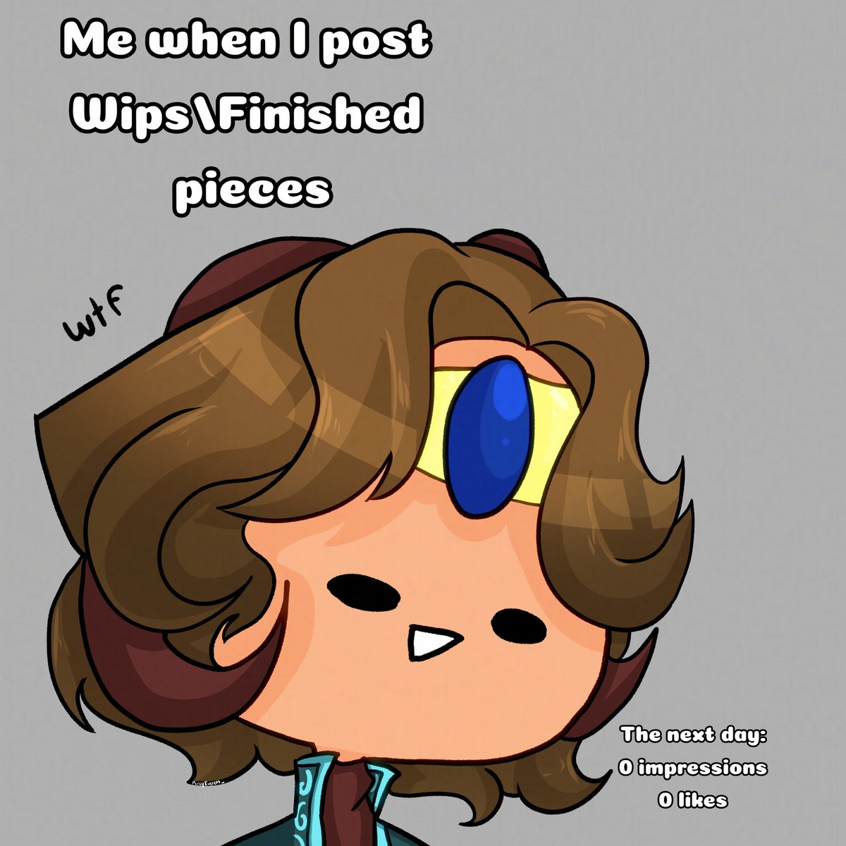 Me: posts art
This app: nah 

I'm so cooked y'all 😭😭 💔💔💔 
#artmoots #moots #ArtistOnTwitter