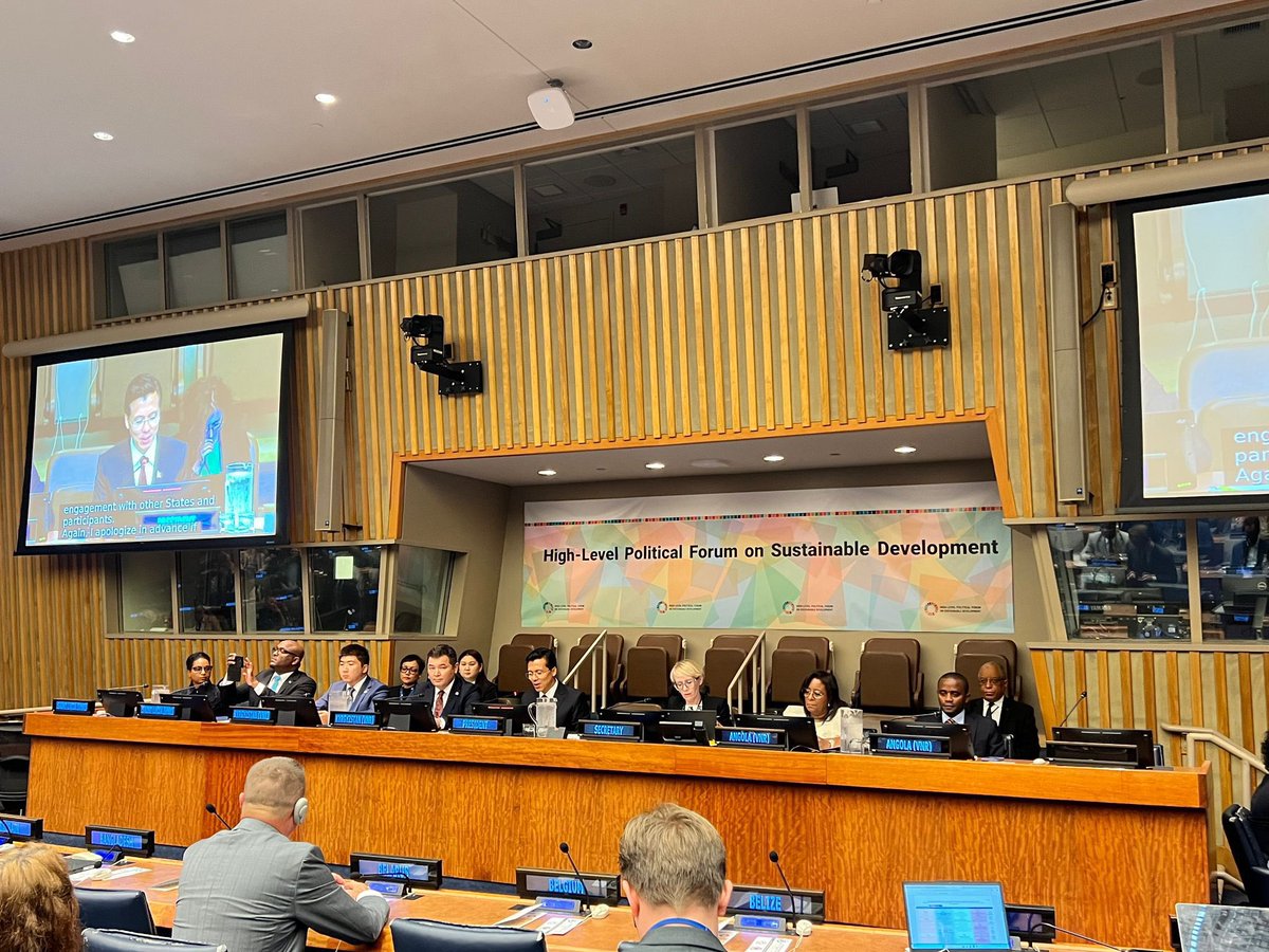 Nepal Mission to the UN (@nepalunny) on Twitter photo At #HLPF2025, ECOSOC Vice-President <a href="/LokThapa2071/">Lok B Thapa</a> chaired the session on Voluntary National Reviews (VNRs) of Guatemala, Sudan,Malaysia, Kyrgyzstan, Saint Lucia & Angola who shared their progress on #SDGs expressing commitment to accelerating collective efforts toward #Agenda2030 At #HLPF2025, ECOSOC Vice-President <a href="/LokThapa2071/">Lok B Thapa</a> chaired the session on Voluntary National Reviews (VNRs) of Guatemala, Sudan,Malaysia, Kyrgyzstan, Saint Lucia & Angola who shared their progress on #SDGs expressing commitment to accelerating collective efforts toward #Agenda2030