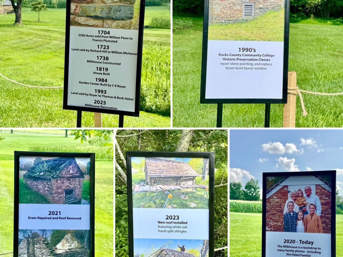RepBrianFitz's tweet image. Throughout our community, we are surrounded by history—woven into the landscapes, landmarks, and stories passed down through generations.
One of those stories lives at Bucks Country Gardens Ltd., where the Milkhouse—built in 1738 on land originally granted by William Penn—has…