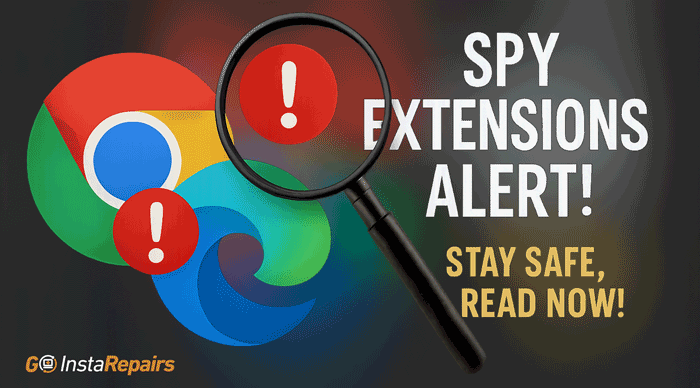 GoInstaRepairs's tweet photo. 🚨 URGENT: Chrome & Edge extensions are spying on users 👀
Learn how to detect these hidden threats and protect your home computer.
🧠 Get the facts: https://t.co/9AK5efrhqz
#CyberThreat #Chrome #Edge #Extensions #BrowserSpyware #GoinstaRepairs https://t.co/2iZHvSFDZI