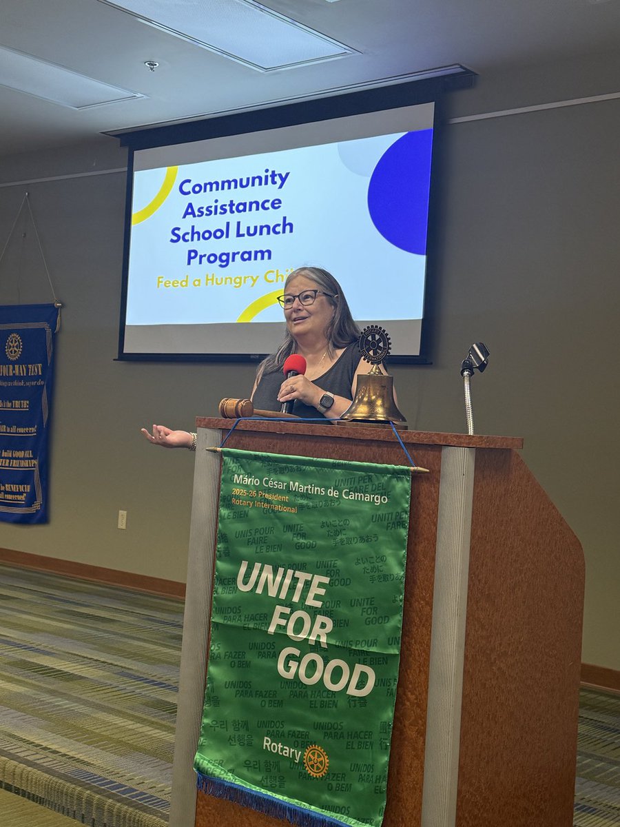 Heather Bohaty (@derbysupt) on Twitter photo Martha Lawson, Food Service Supervisor <a href="/DerbySchoolsKS/">Derby Public Schools</a> presented <a href="/DerbyRotaryClub/">Derby KS Rotary Club</a> today sharing information about the Community Assistance School Lunch Program and the Summer Meal Program. Martha Lawson, Food Service Supervisor <a href="/DerbySchoolsKS/">Derby Public Schools</a> presented <a href="/DerbyRotaryClub/">Derby KS Rotary Club</a> today sharing information about the Community Assistance School Lunch Program and the Summer Meal Program.