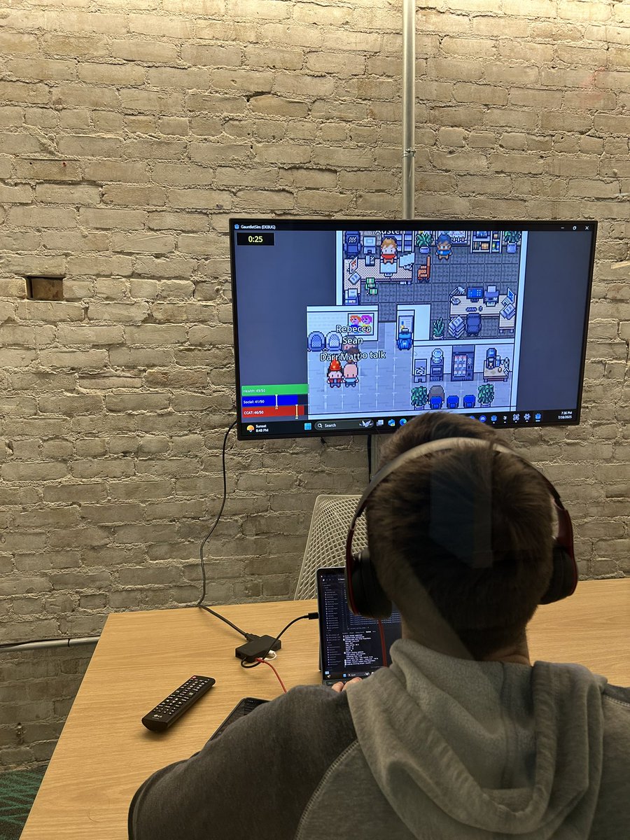 ashtilawat's tweet image. Gauntlet Cohort 2 Challenger @BigStrickEnergy Sean made the Sims for @joingauntletai.
He’s never made a game before. Coded it entirely with Cursor, Gemini, and Sonnet in 7 days.
Presenting @Austen’s AI Arena: You must balance your health, social, and CCAT score to win a 200K…