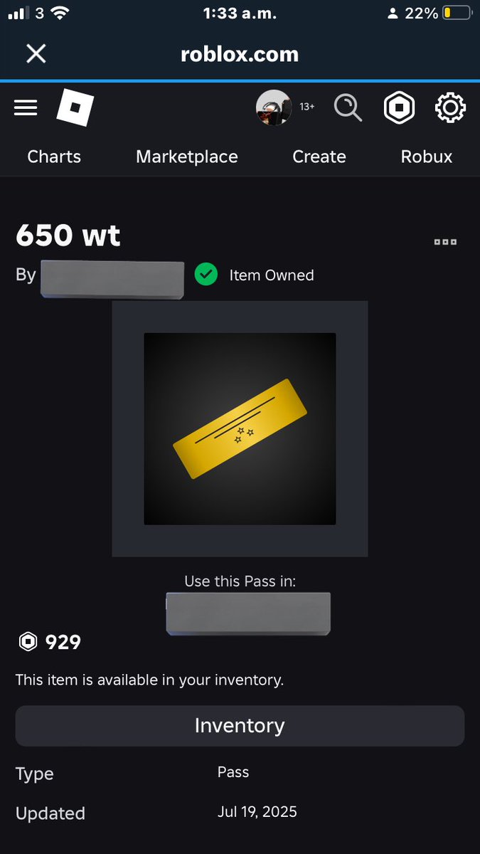 rookstwin's tweet image. #JazzyBawsProofs proofs for @JazzyBaws_55 shes 100% trusted I bought a FR lion from her for 650 rbx wt will definitely be buying from her again