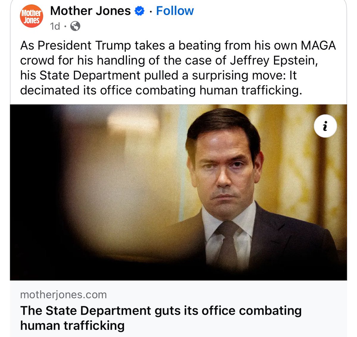 OnAncientPaths's tweet image. I know several people who seemed most interested in voting for Trump precisely because of his supposed toughness on human trafficking. And now, within a week or so, his administration does a complete 180 on Epstein, fires the prosecutor who worked the case against him, and guts…