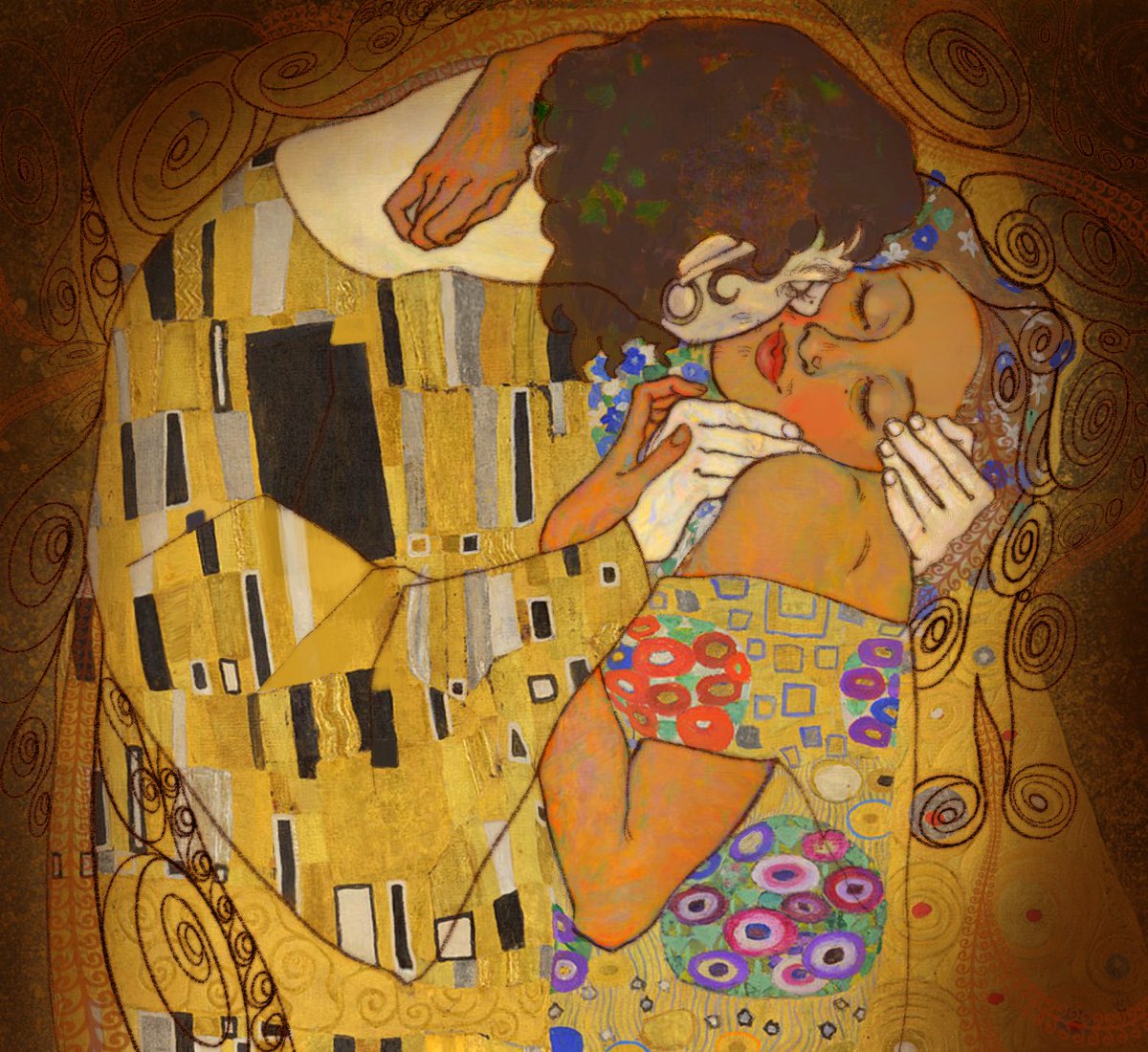 argentodisera's tweet image. do you really love someone if they dont make the world around you look like this? another gift for my precious flower