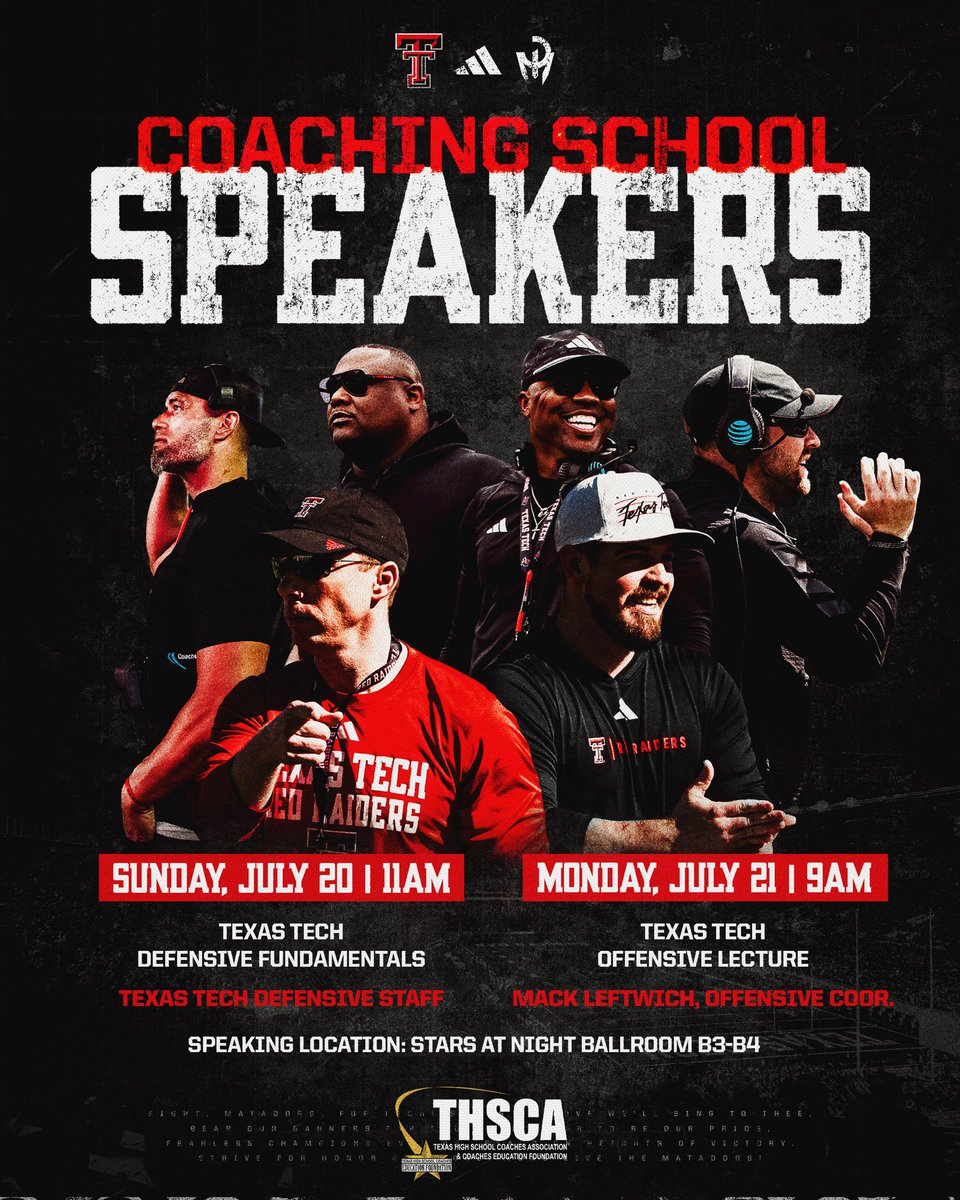 Can’t wait to see everyone in San Antonio <a href="/THSCAcoaches/">THSCA</a> #WreckEm