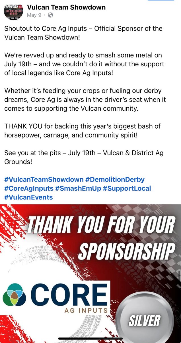 CORE Ag - Vulcan tweet media