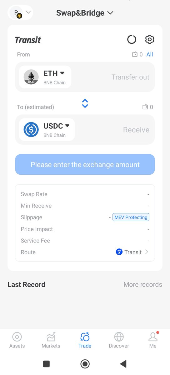 Wow 😳😳😲 swapping is so smooth <a href="/TokenPocket_TP/">TokenPocket</a>