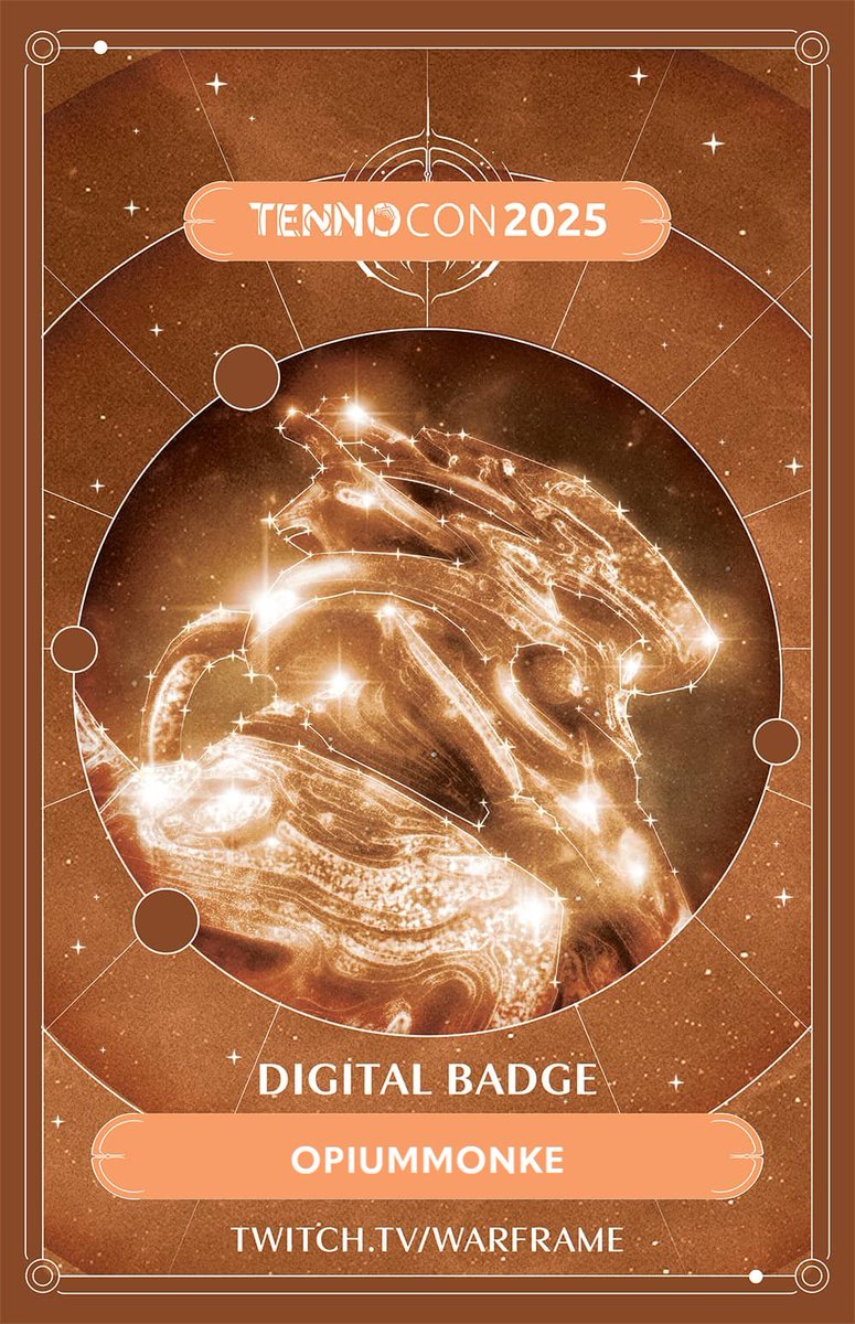 opiummonkey's tweet image. #Warframe #tennocon2025