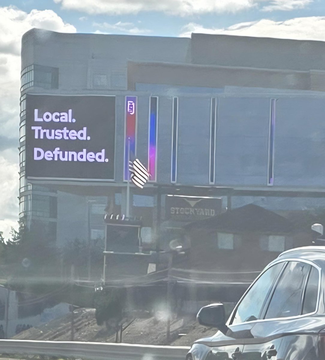 Seen at the PBS building in Boston today (WGBH)