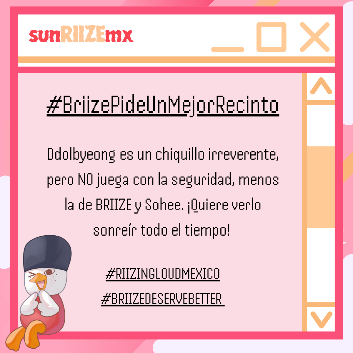 sunriizemx_'s tweet photo. ¡Hola @ocesa_kpop! Como fanbase, pedimos con respeto:

🧭 Mapa del recinto
💸 Precios juntos
🛡️ Y sobre todo, un plan de seguridad claro considerando que es el día del Corona Capital. 

Queremos vivir este concierto seguros y tranquilos.

#BriizePideUnMejorRecinto https://t.co/wEOfnOTcC9
