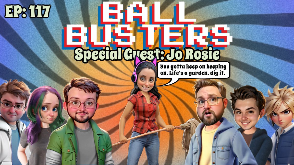It's been a hell of a week, normal people would sit back and relax, BUT NOT ME!!

Tonight at 9 PM CST come and check out Ball Bustes, where we will talk Zelda being a WOMAN, Furry Detectives, and Ncuti Gatwa being OLD!! 

All this and so much more with <a href="/RealJoRosie/">Jo Rosie</a>!!
