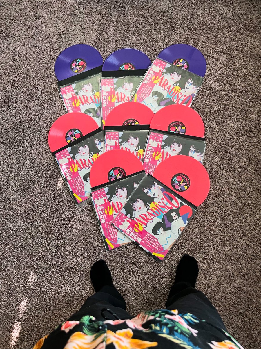 Final copies of Paradísco for a while maletears.bandcamp.com/merch