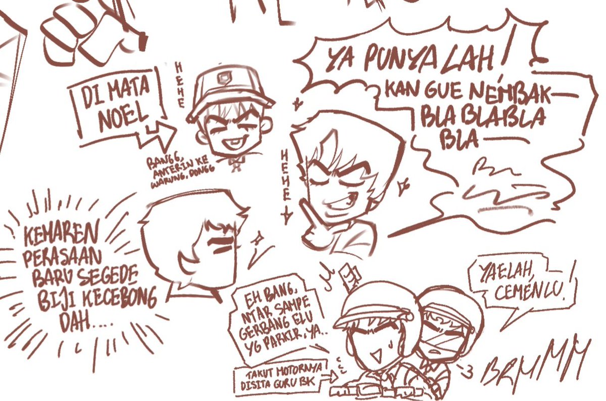 thisideparadise's tweet image. indo school au🏃