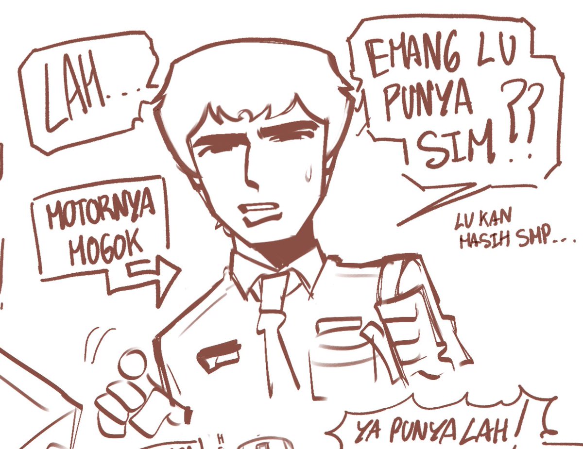 thisideparadise's tweet image. indo school au🏃