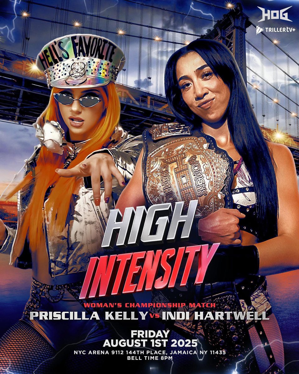 HOGwrestling's tweet image. 2 Weeks Away! HOG Women’s Champion @indi_hartwell makes her 2nd title defense against the debuting @HellsFavoritePK at #HIGHINTENSITY !
Get your tickets now! ⬇️
tickettailor.com/events/houseof…