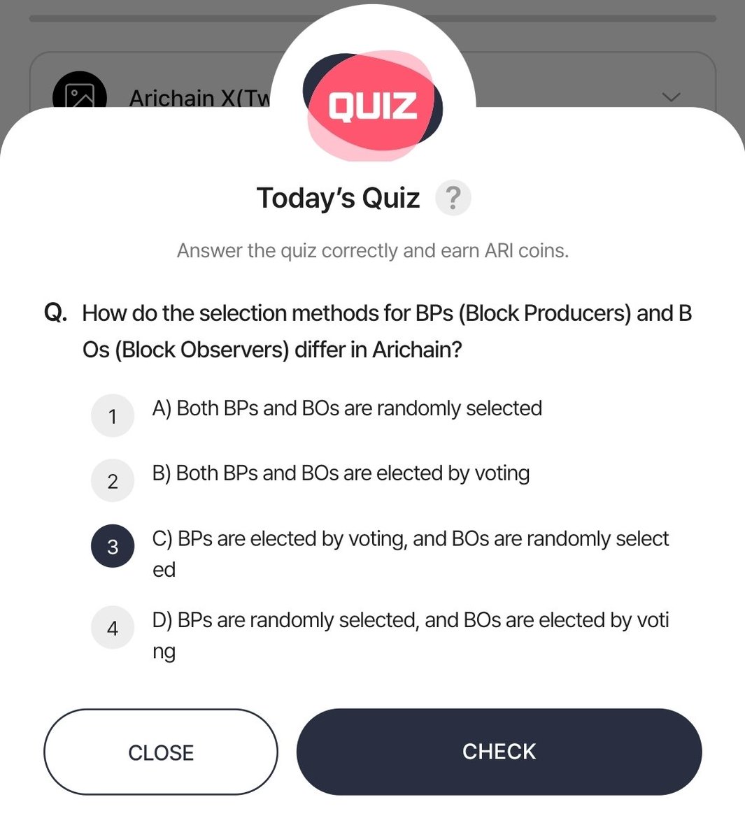 Ariwallet Quiz Answer! <a href="/Arichain_/">Arichain 🟥</a>
🗓: 1️⃣ 9️⃣ Jul
Ans: 3️⃣
#quiz #Ariwallet #ariwalletquiz #Arichain #arichainquiz